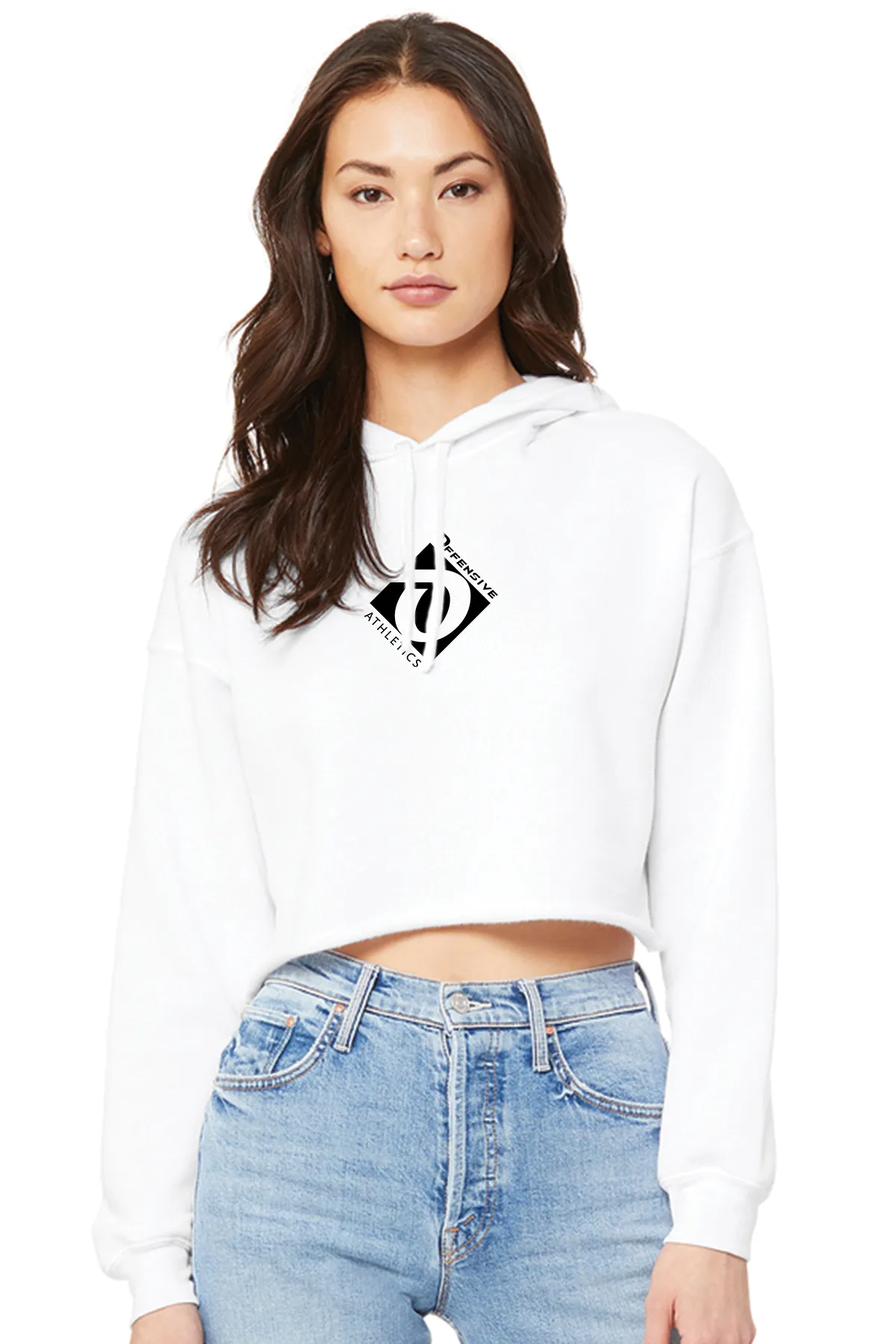OA Women's Sponge Fleece Cropped Fleece Hoodie