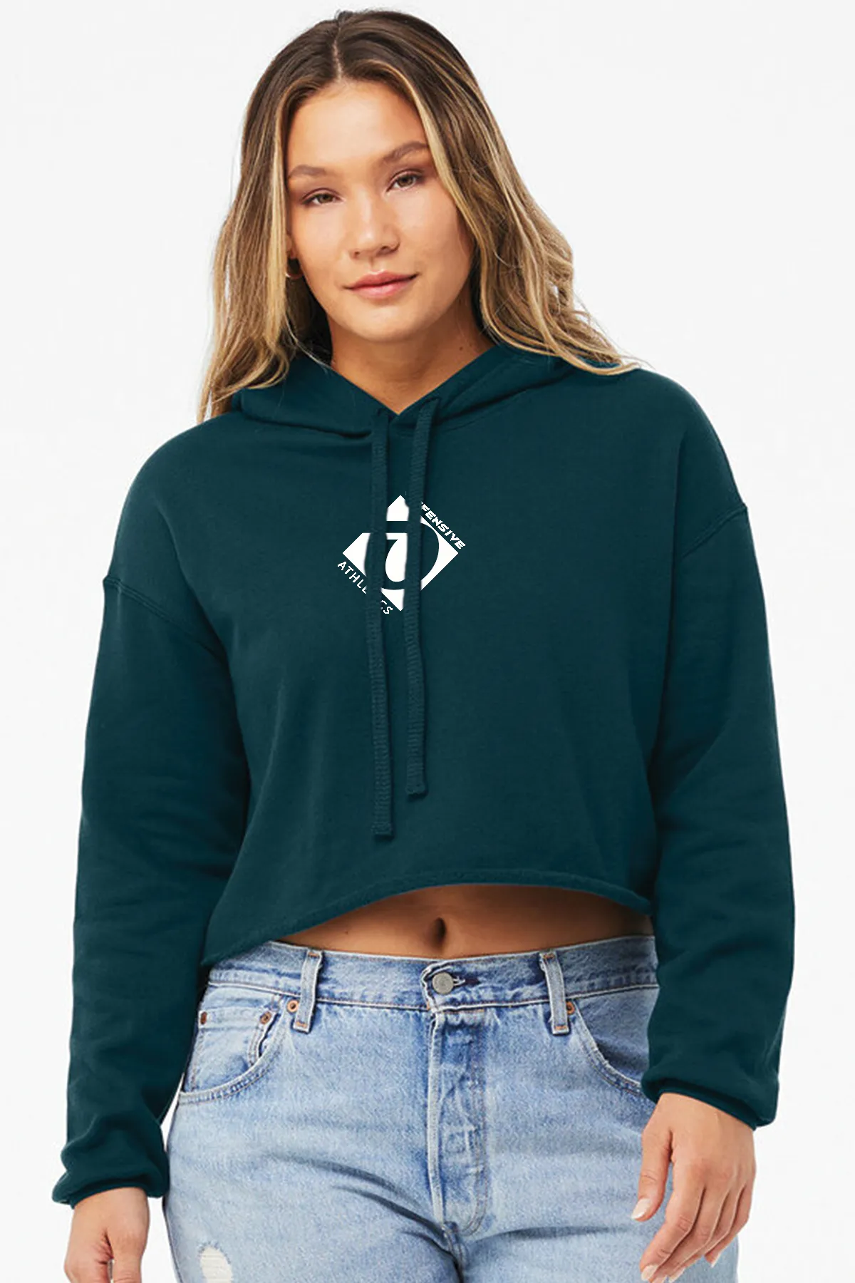 OA Women's Sponge Fleece Cropped Fleece Hoodie