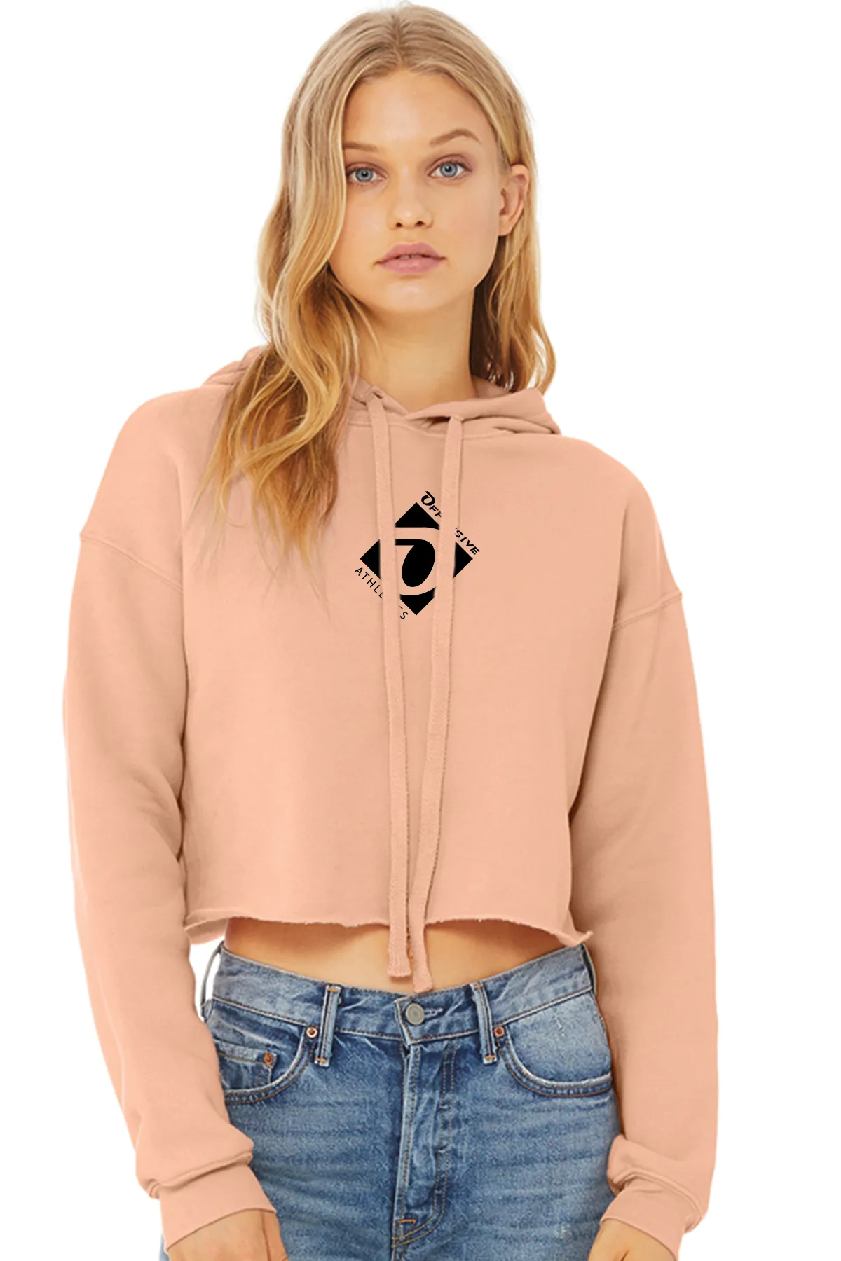 OA Women's Sponge Fleece Cropped Fleece Hoodie