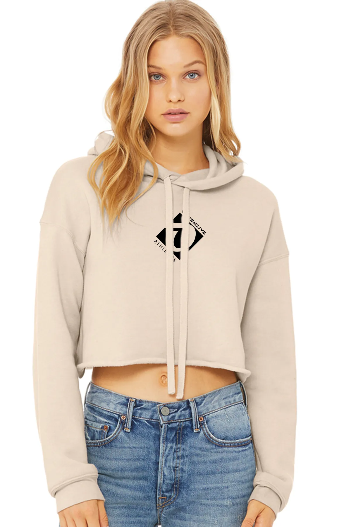 OA Women's Sponge Fleece Cropped Fleece Hoodie
