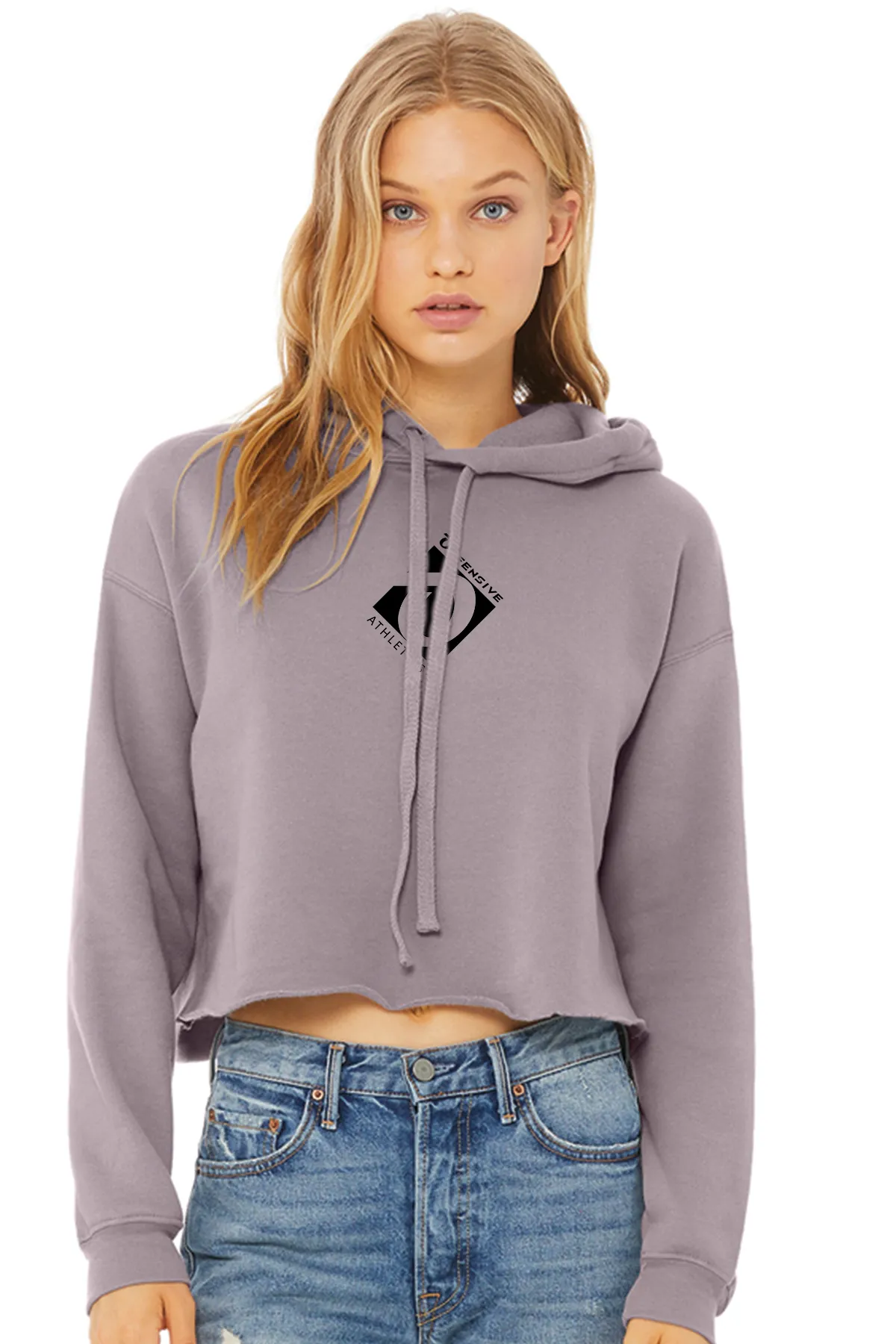 OA Women's Sponge Fleece Cropped Fleece Hoodie