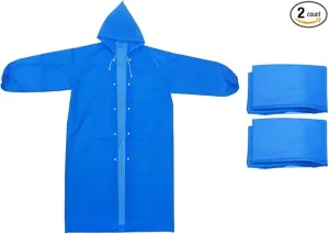 PATIKIL Rain Ponchos, Unisex Survival Raincoats, Reusable Thickened Impermeable Rain Jackets for Hiking Outdoor