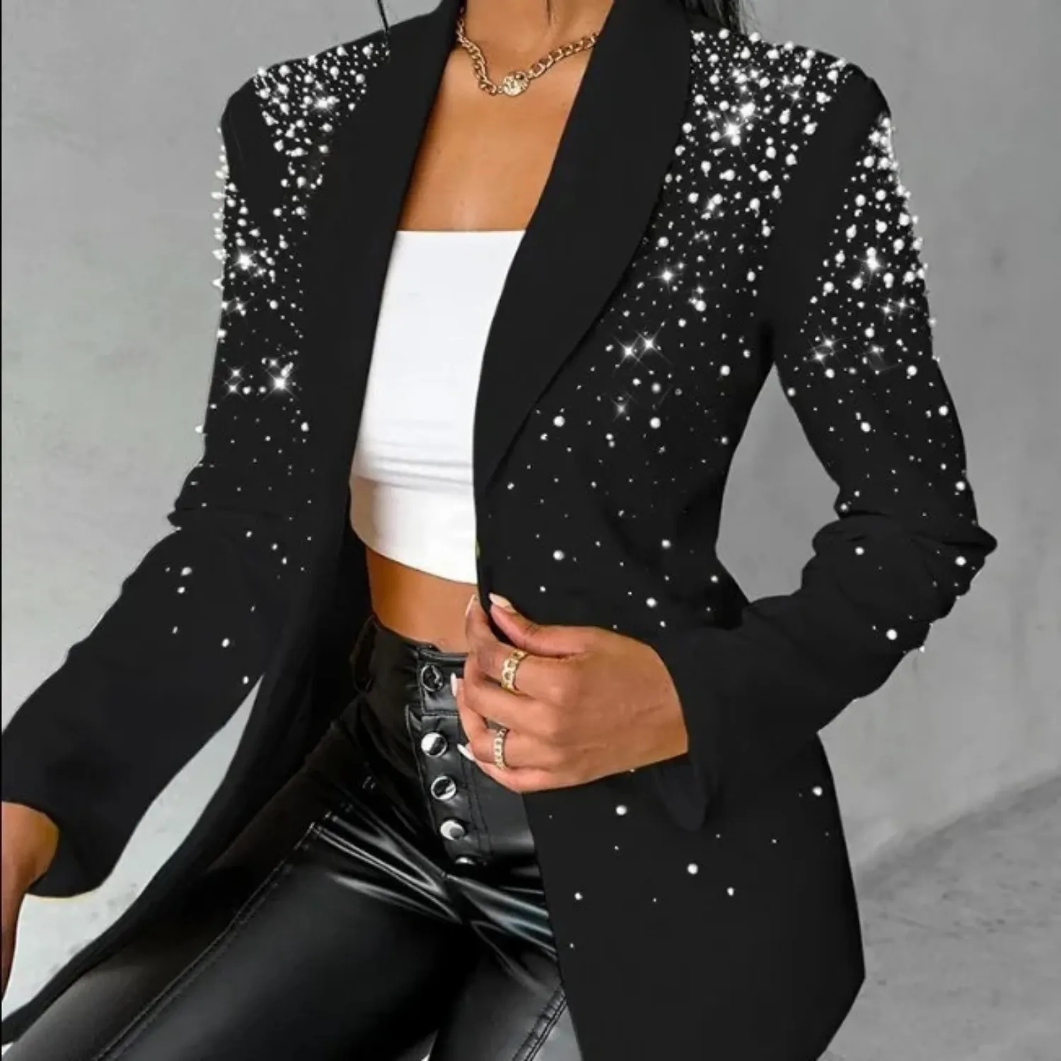 Penelope® | Slim Blazer With Pearl Details For Women