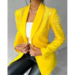 Penelope® | Slim Blazer With Pearl Details For Women
