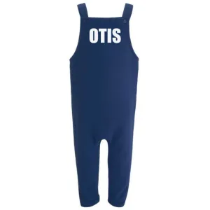 Personalised Navy Dungarees