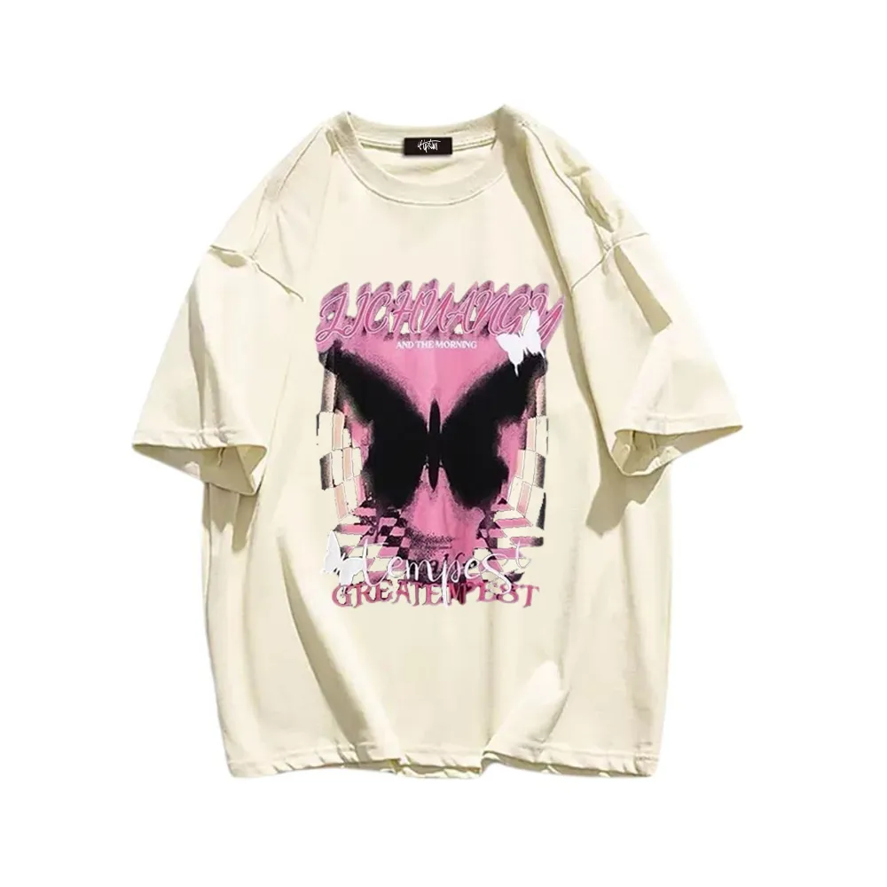 “Pink Black Butterfly” T-shirt