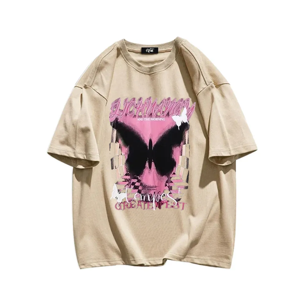 “Pink Black Butterfly” T-shirt
