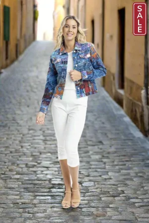 Ponte jacket Jasalmer Blue