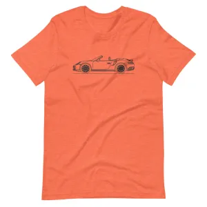 Porsche 911 991.2 Turbo Cabriolet silhouette T-shirt