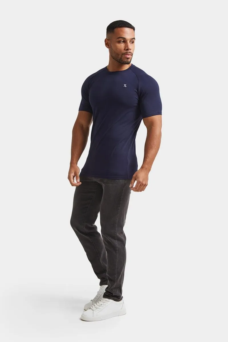 Premium Muscle Fit T-Shirt in True Navy