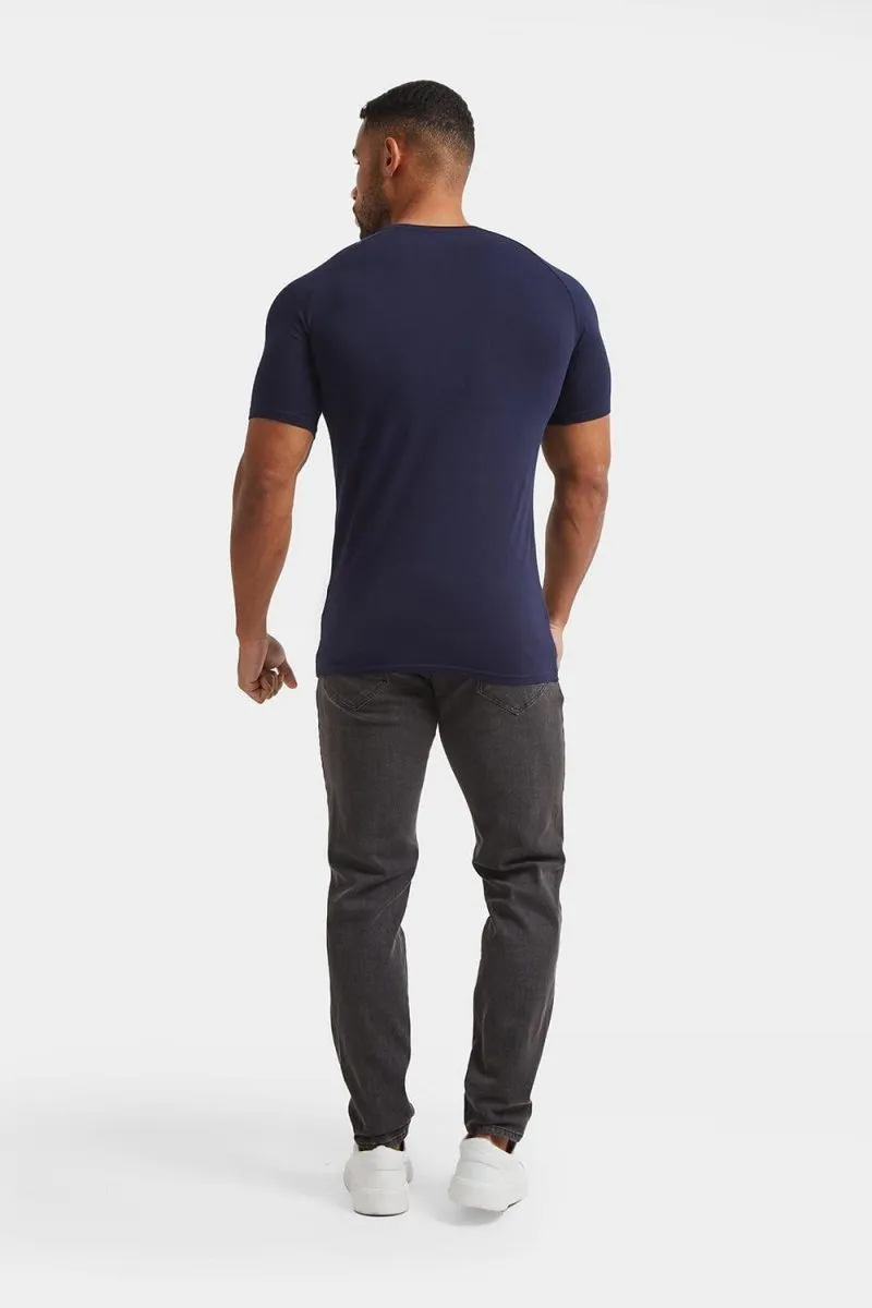 Premium Muscle Fit T-Shirt in True Navy