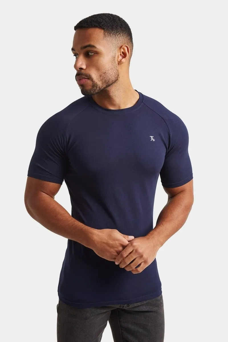 Premium Muscle Fit T-Shirt in True Navy