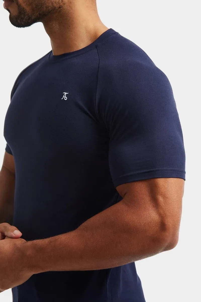 Premium Muscle Fit T-Shirt in True Navy