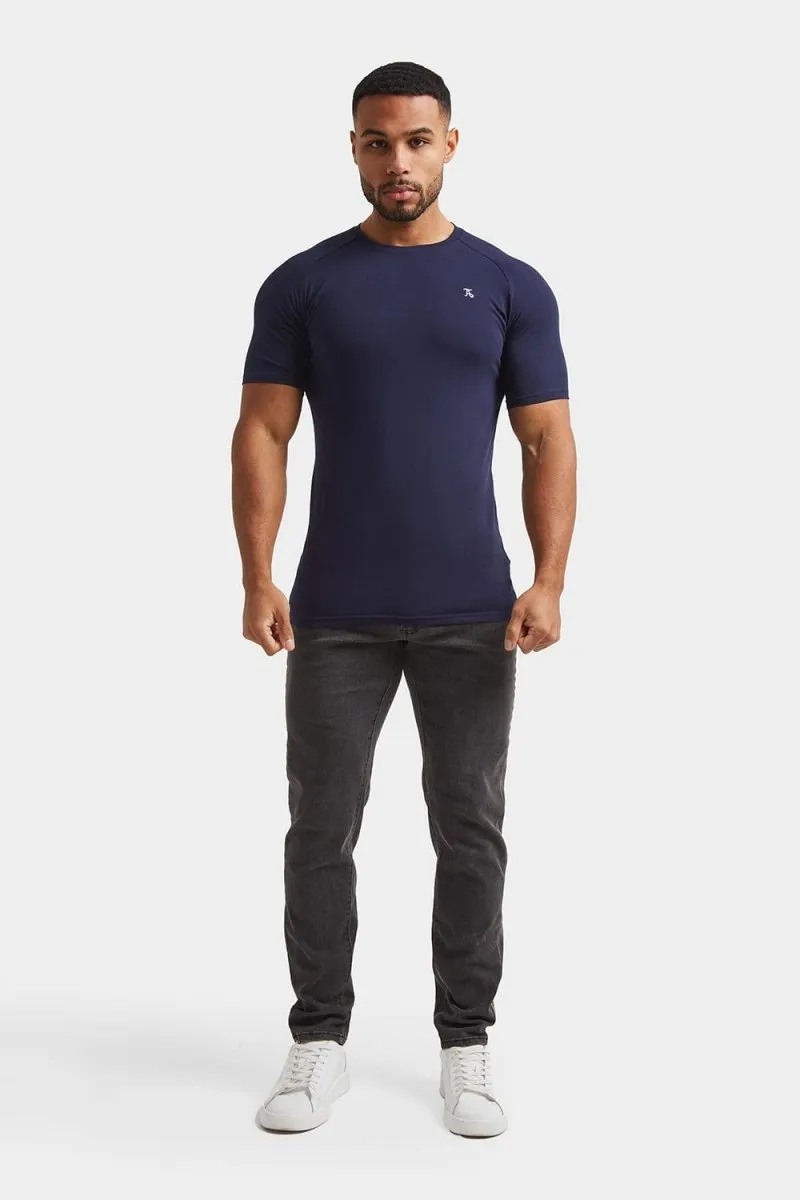Premium Muscle Fit T-Shirt in True Navy