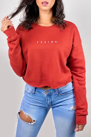 PRICEY CROPPED FLEECE