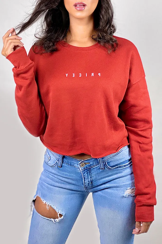 PRICEY CROPPED FLEECE
