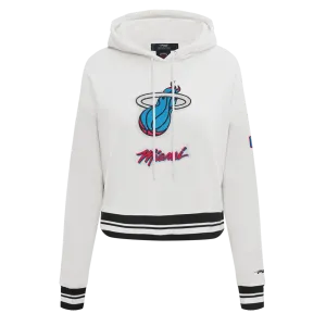 Pro Standard Miami HEAT Original Vice Girls Cropped Hoodie