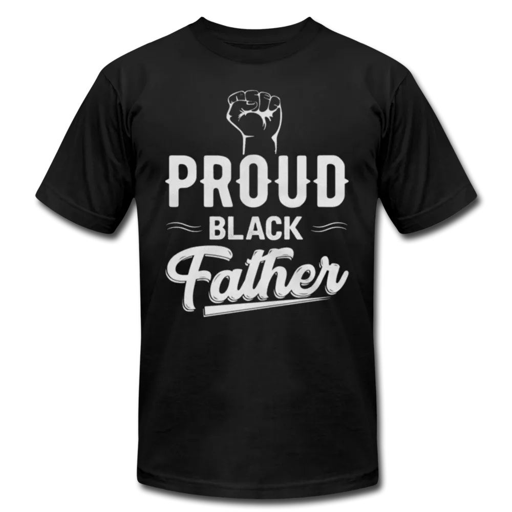 Proud Black Father's Day Men's Premium Adult T-Shirt