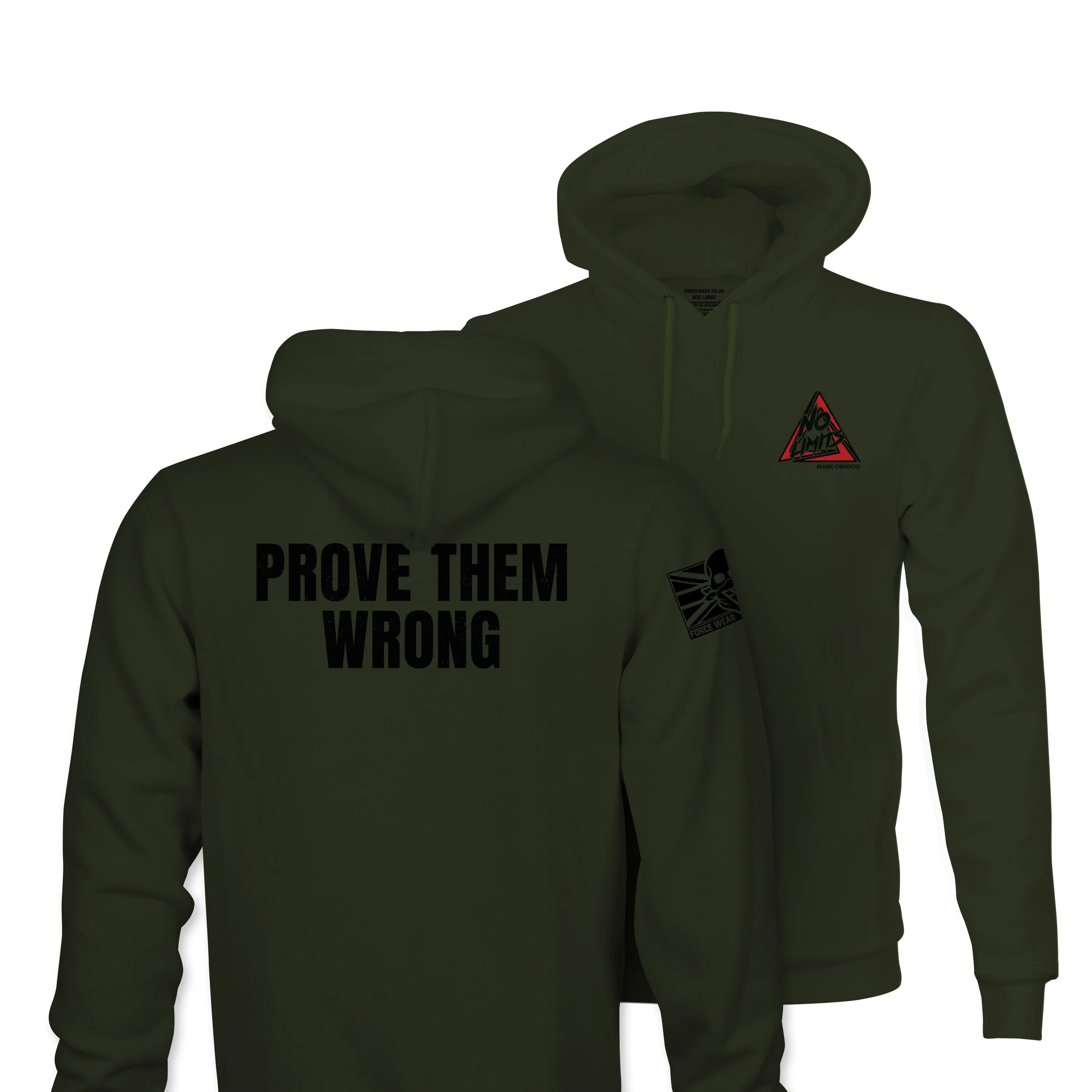 PROVE THEM WRONG TAG & BACK HOODIE