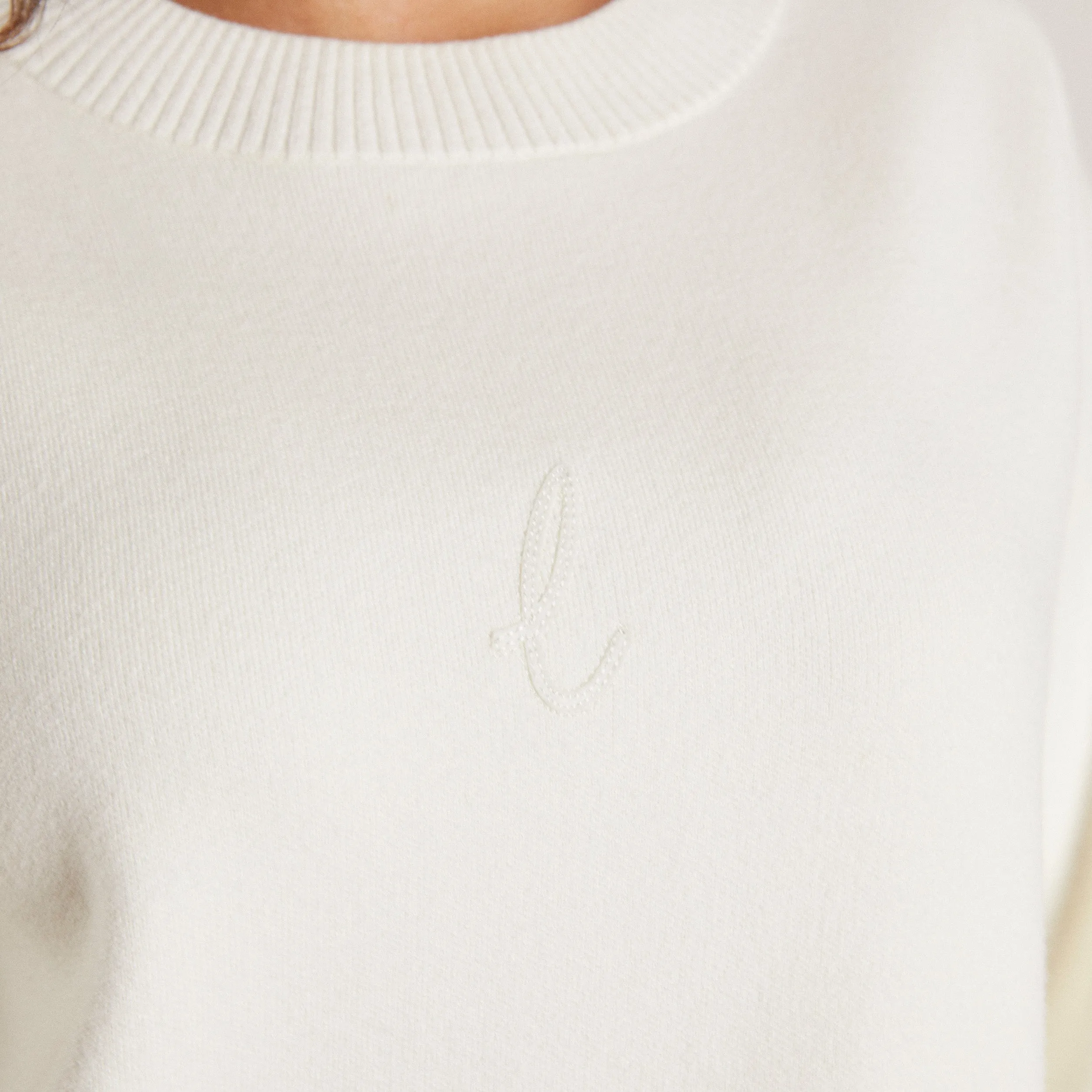 Pull en Maille - Crème