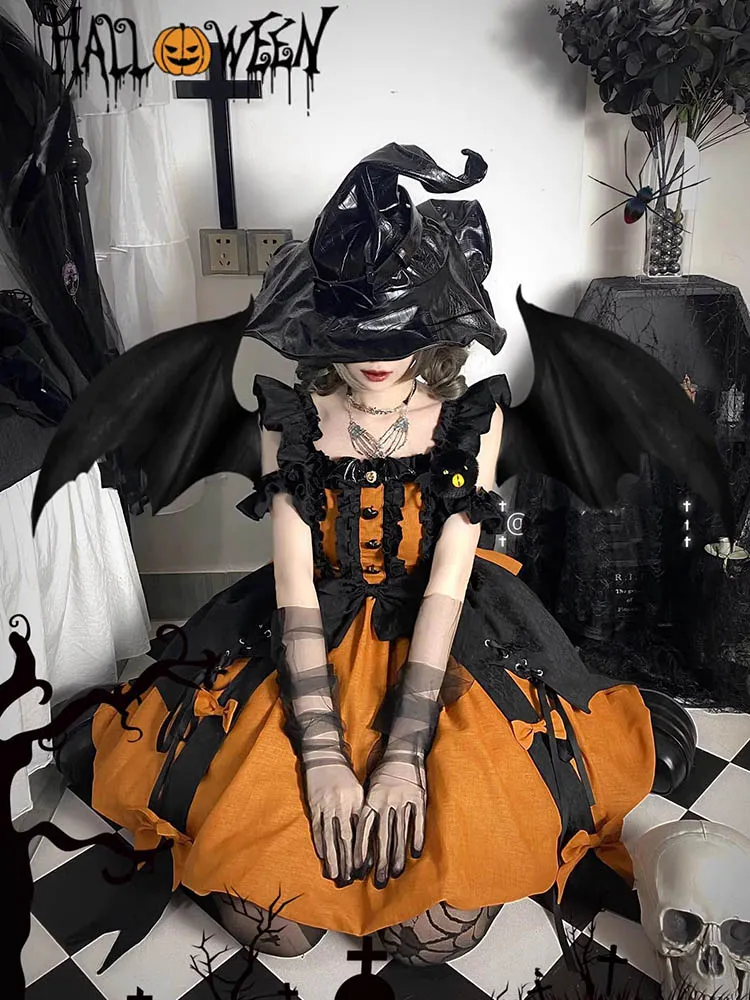 Pumpkin Color Lolita Dress UB58588