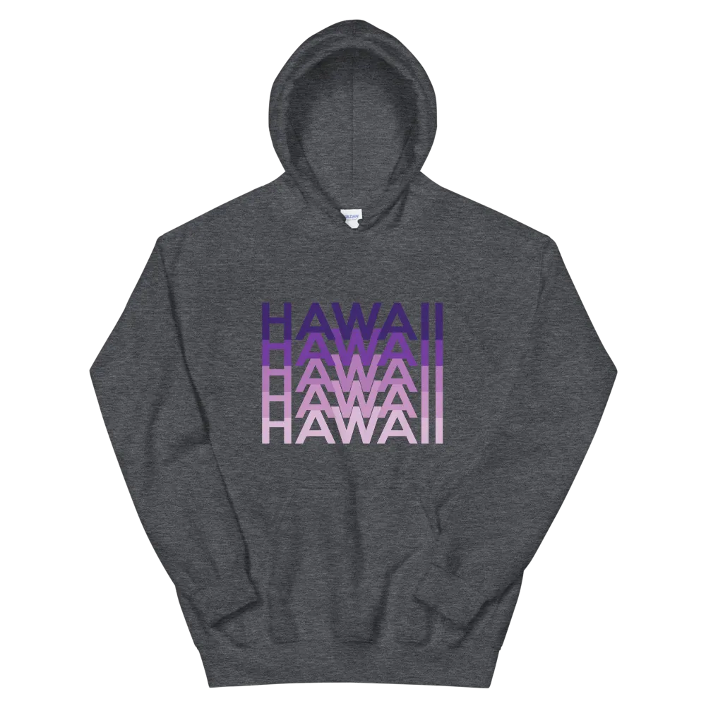 Purple Hawaii Repeat *ADULT HOODIE*