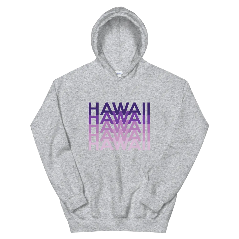 Purple Hawaii Repeat *ADULT HOODIE*