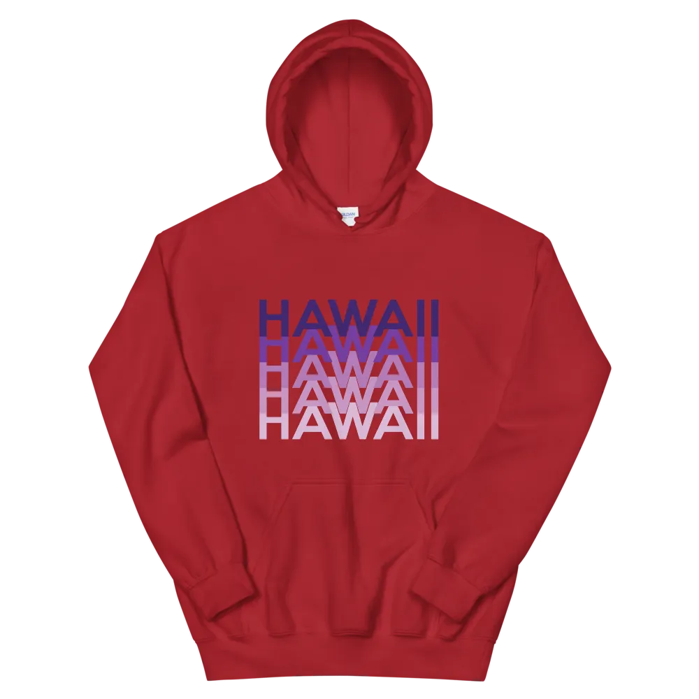 Purple Hawaii Repeat *ADULT HOODIE*