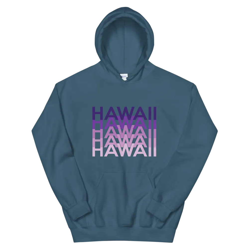 Purple Hawaii Repeat *ADULT HOODIE*