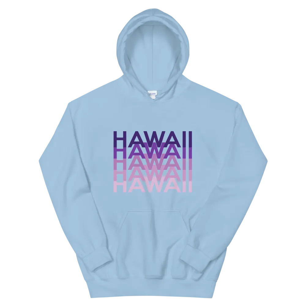 Purple Hawaii Repeat *ADULT HOODIE*