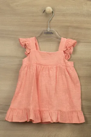 "Ara" Lace Cheesecloth Dress