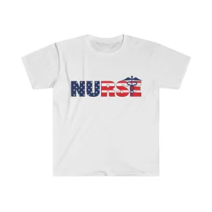 "Nurse" American Flag Men's Tee