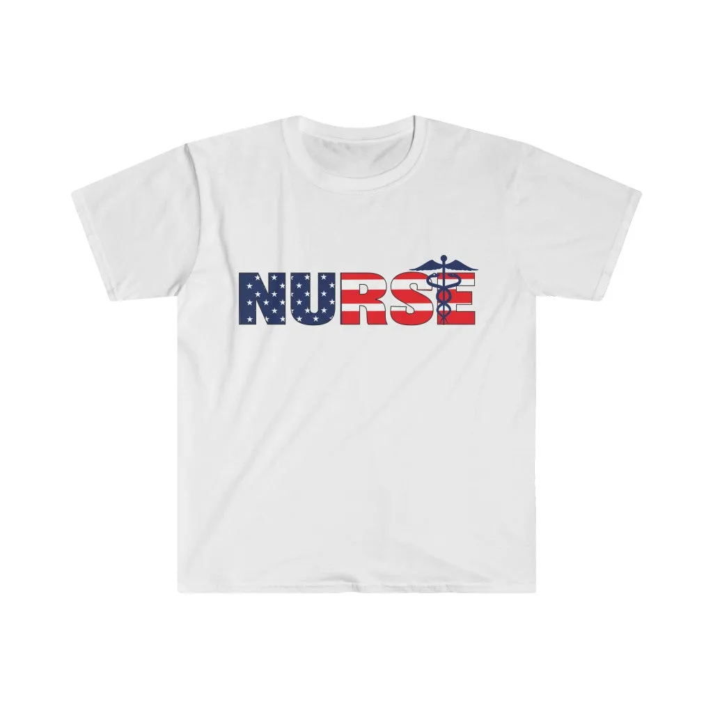 "Nurse" American Flag Men's Tee