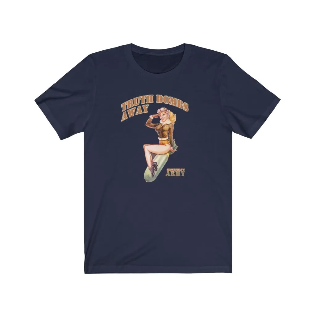 "Stinchfield's Army Truth Bombs Away" Men's T-Shirt
