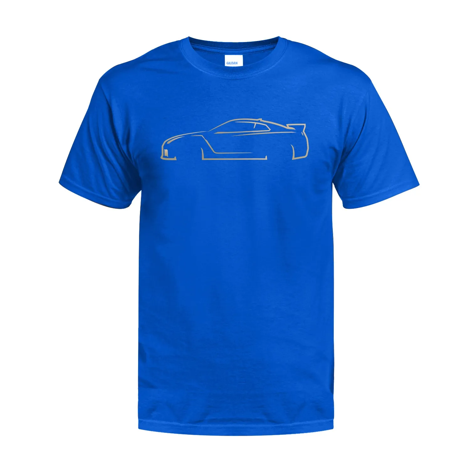R35 GTR Inspired Vintage Gold Silhouette T-Shirt
