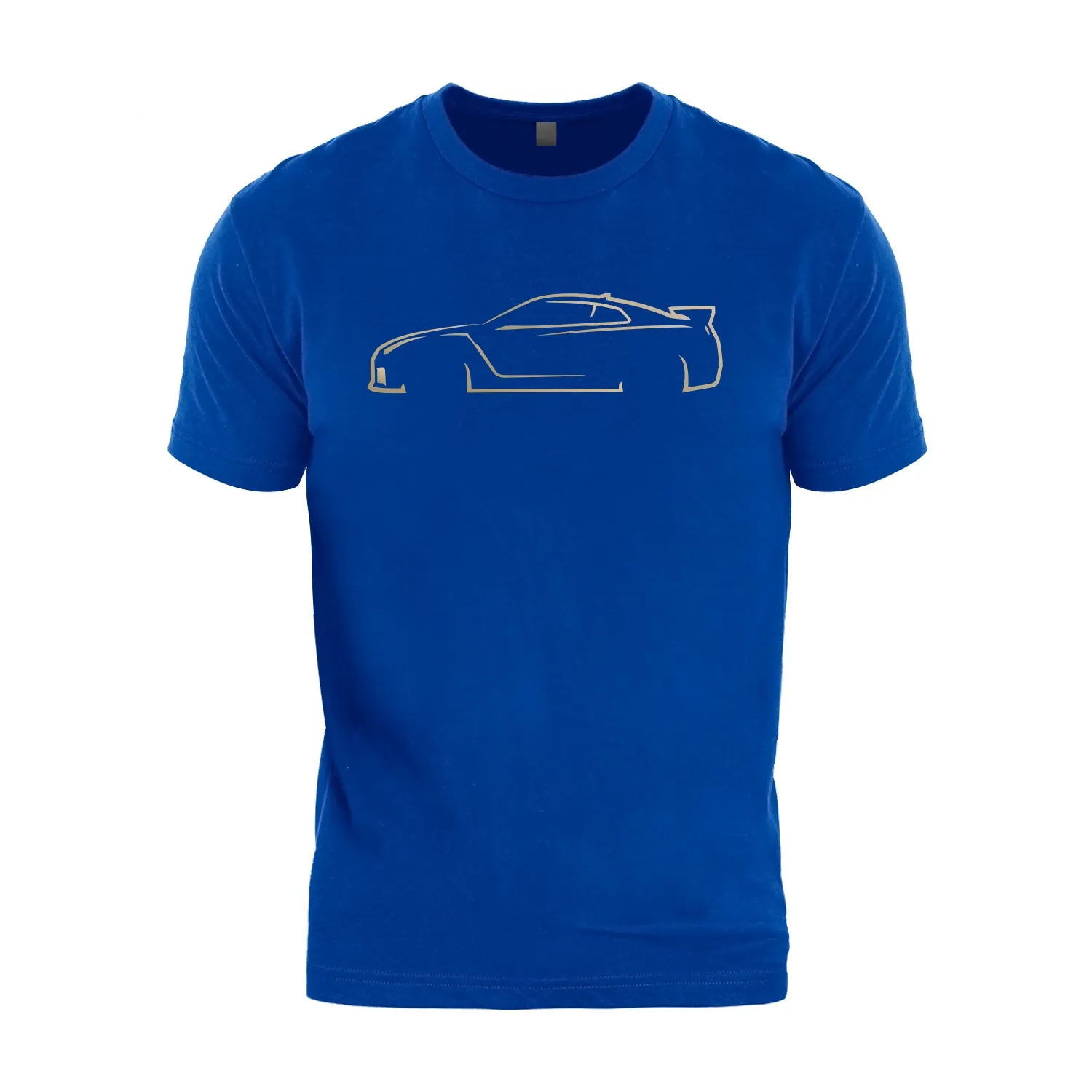 R35 GTR Inspired Vintage Gold Silhouette T-Shirt