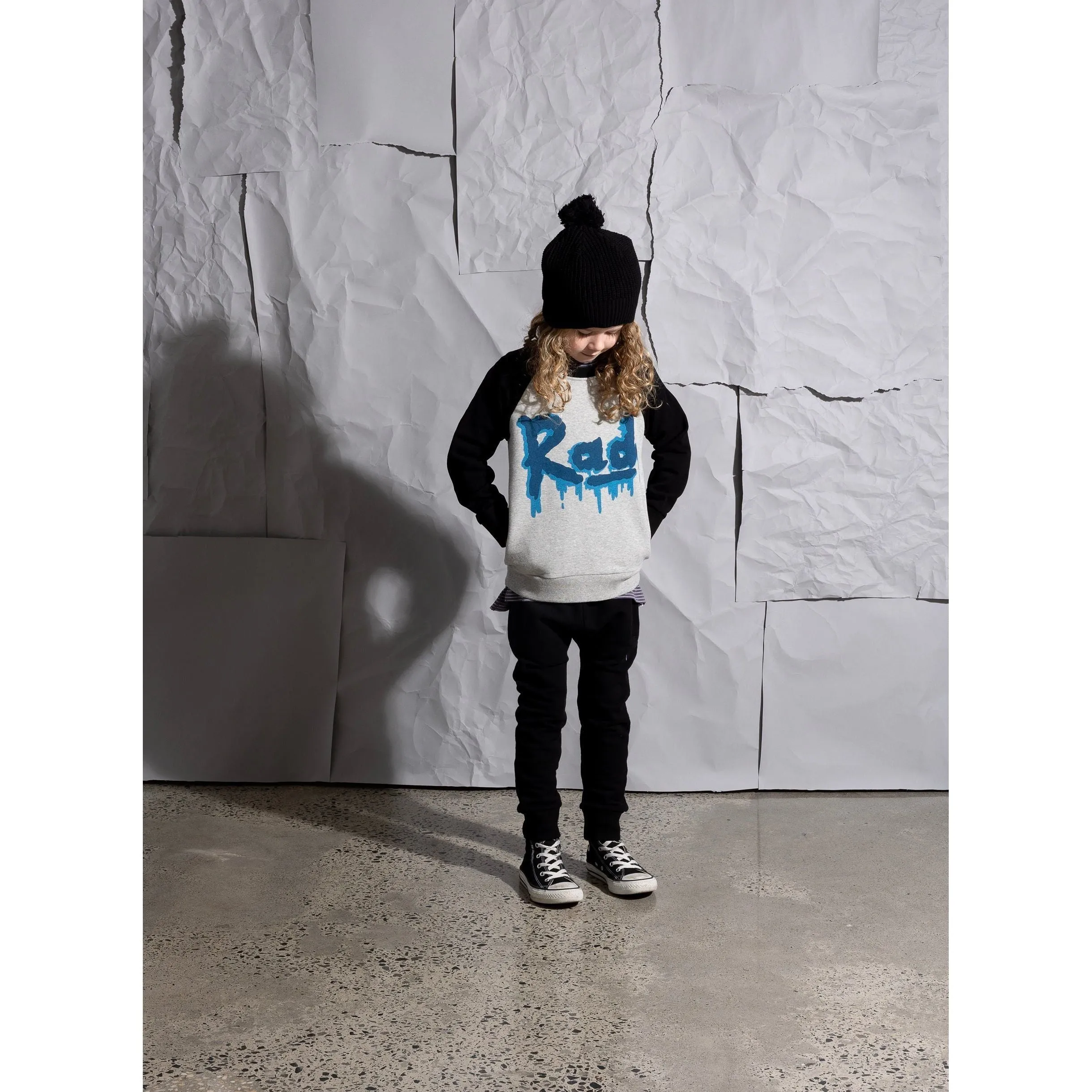 Rad Furry Crew - Grey Marle/Black