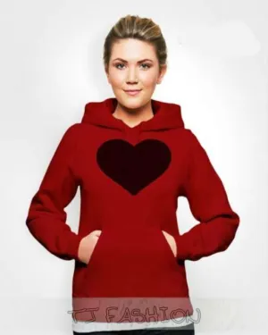 Red heart for womens both
