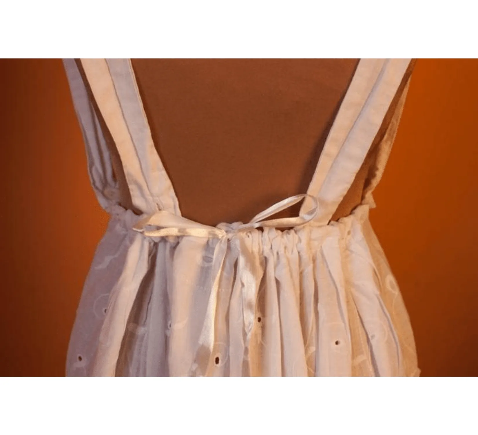 Regency eyelet petticoat
