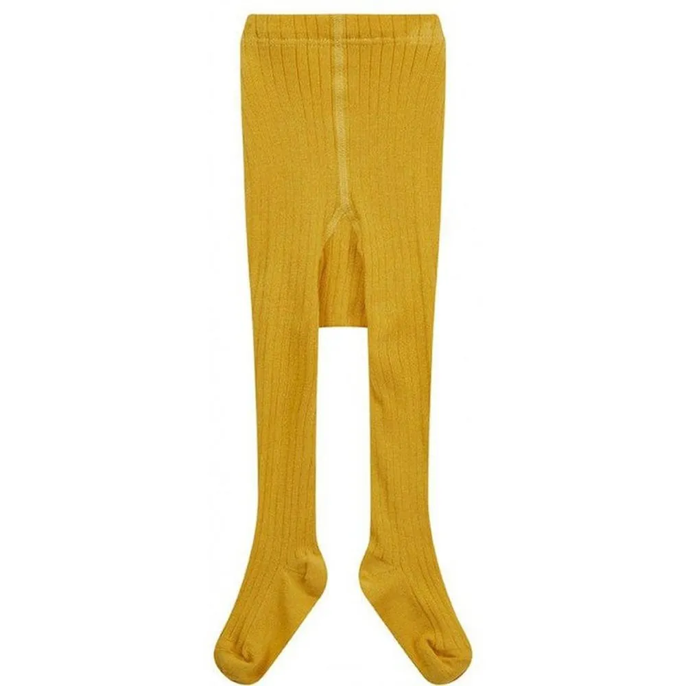 Rib Tights - Mustard Yellow