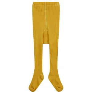 Rib Tights - Mustard Yellow