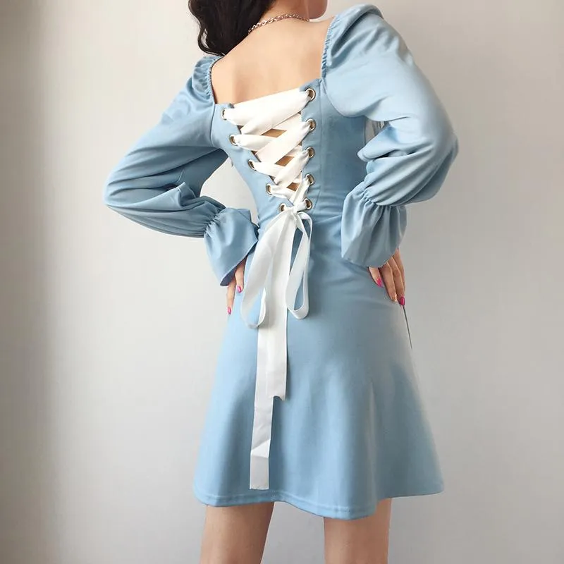 Ribbon Slim Dress SD01702