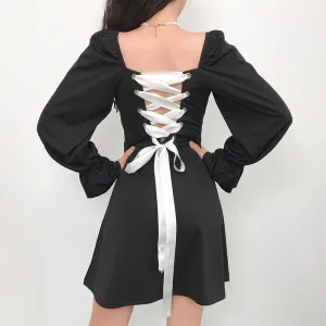 Ribbon Slim Dress SD01702