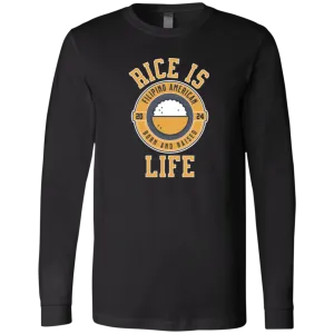RIce is Life Mens Jersey Long Sleeve T-Shirt