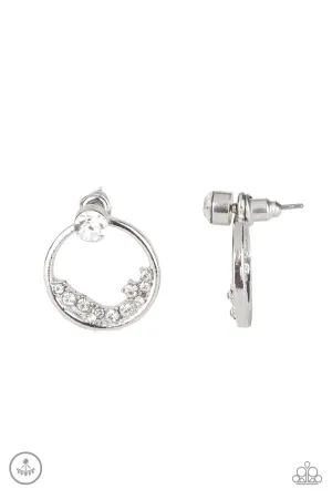 Rich Blitz White Paparazzi Earrings