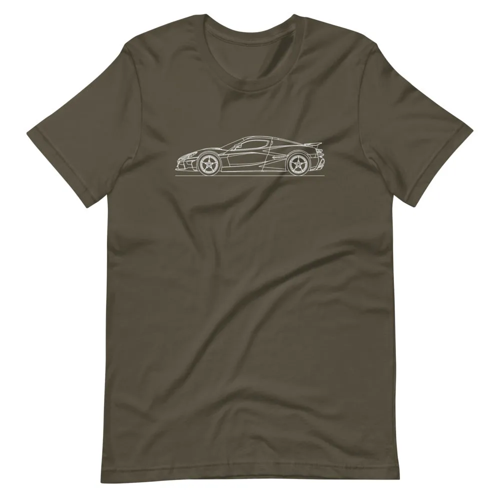 Rimac C_Two silhouette t-shirt
