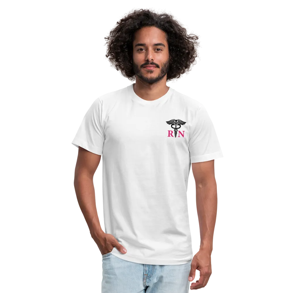 RN Hospice Nurse Unisex Jersey T-Shirt by Bella   Canvas