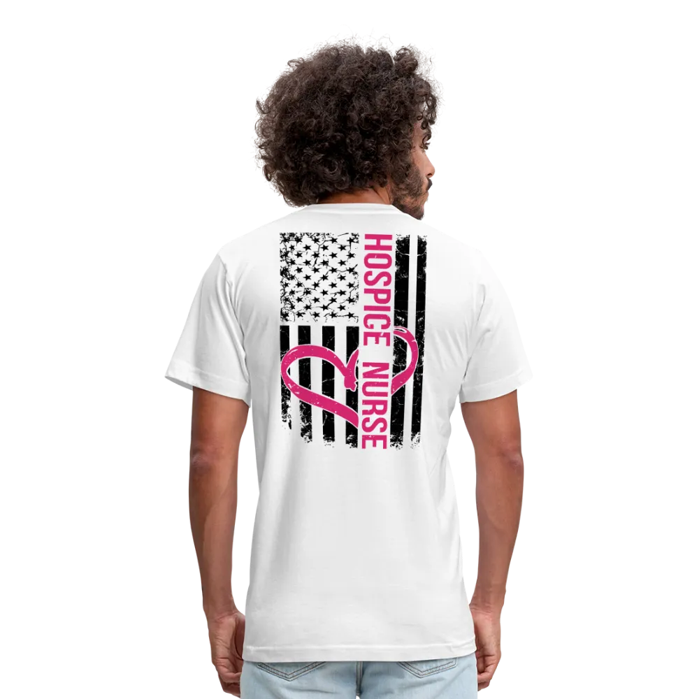RN Hospice Nurse Unisex Jersey T-Shirt by Bella   Canvas