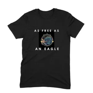 Round Neck T-Shirt (Men) - As Free As An Eagle (6 Colours)