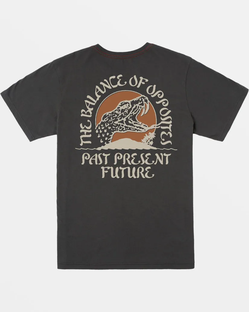 RVCA Mens Whiskey Bite Short Sleeve T-Shirt